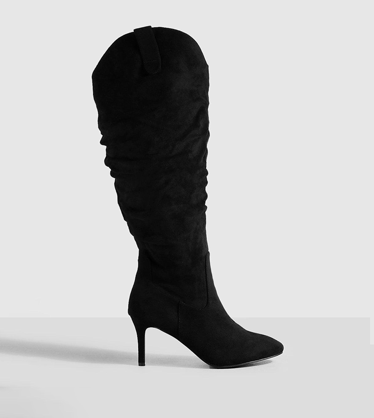 Wide fit deals stiletto boots