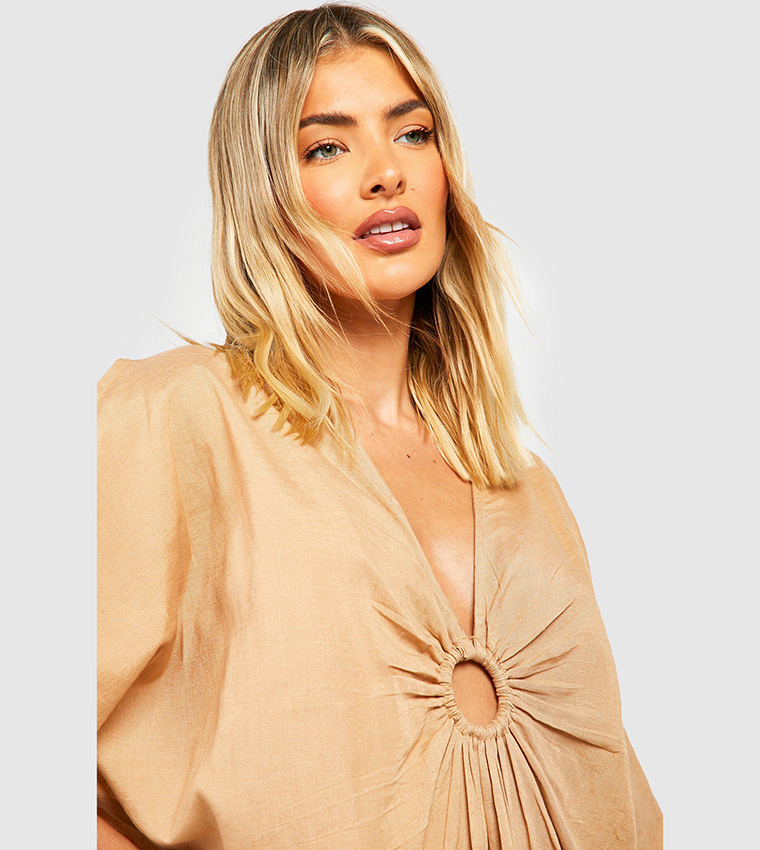 METAL RING JERSEY KAFTAN SOUTH BEACH SUNRISE