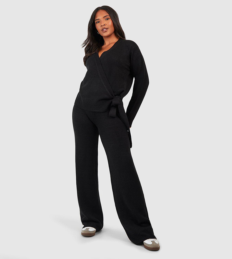 Wrap Tie Side Jumper and Trouser Co-Ord