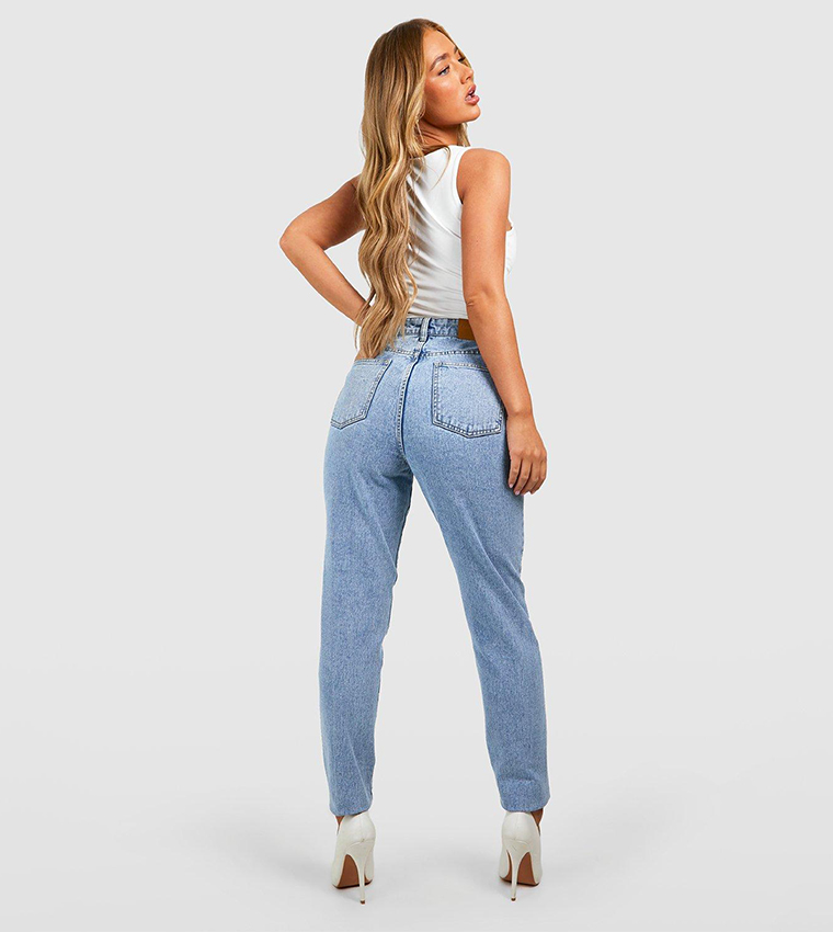 Basics High-Rise Mom Fit Jeans