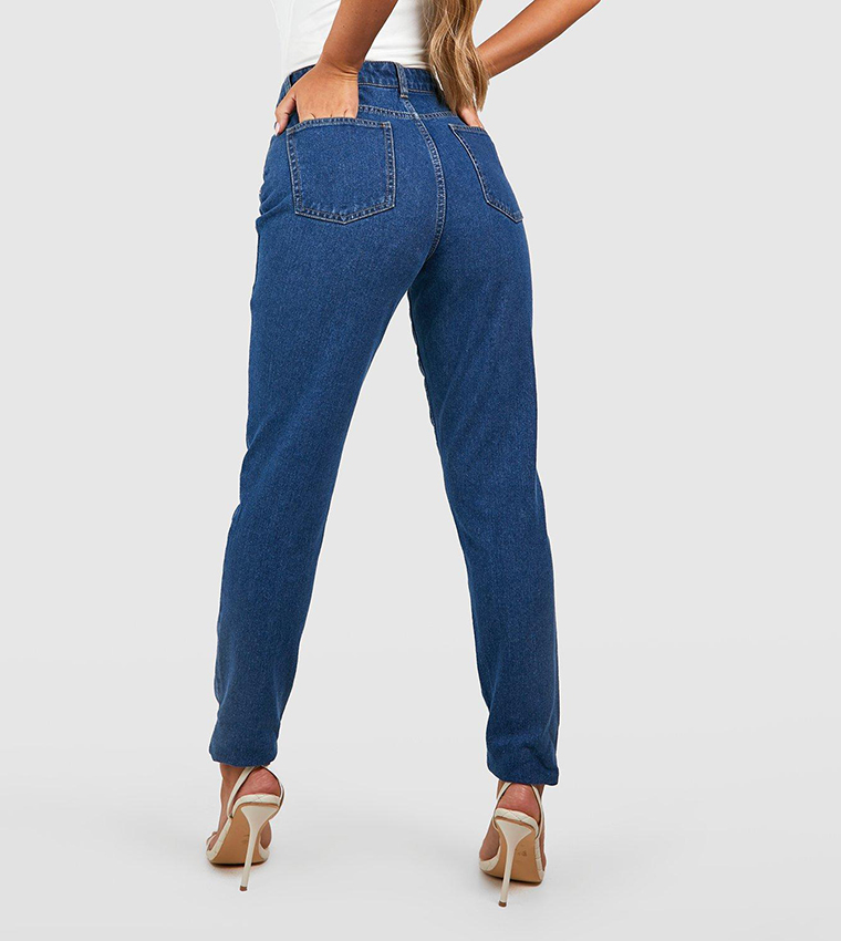 Basics High-Rise Mom Fit Jeans