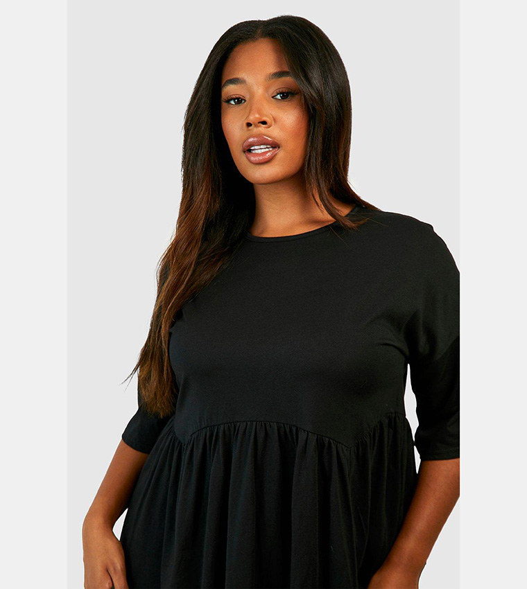 Loose fitting black dress hotsell