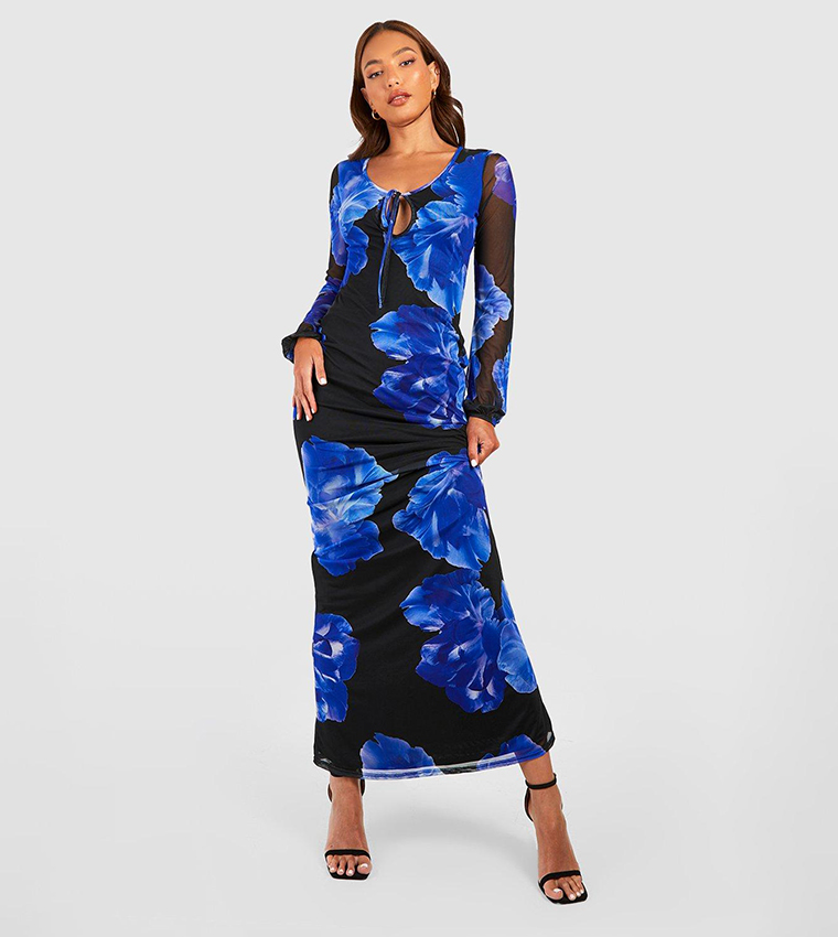 Oversized floral dress sale