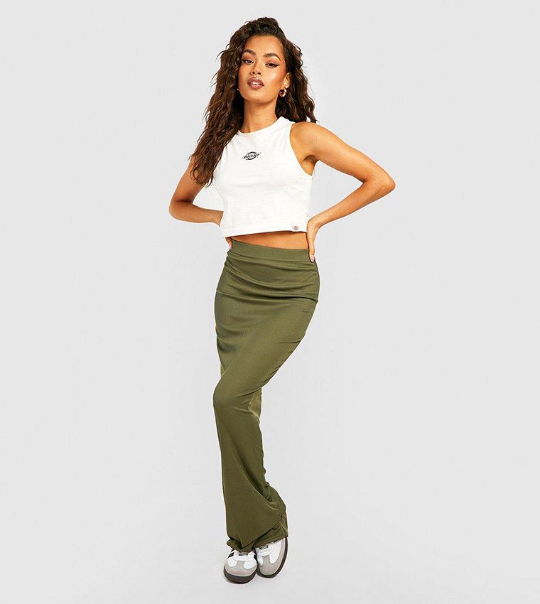 Bodycon khaki outlet skirt