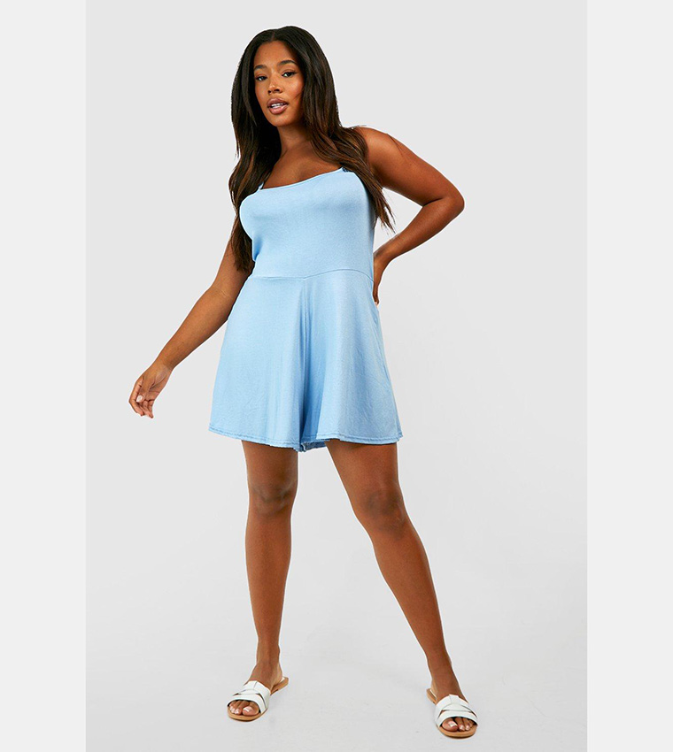 Baby blue hot sale rompers