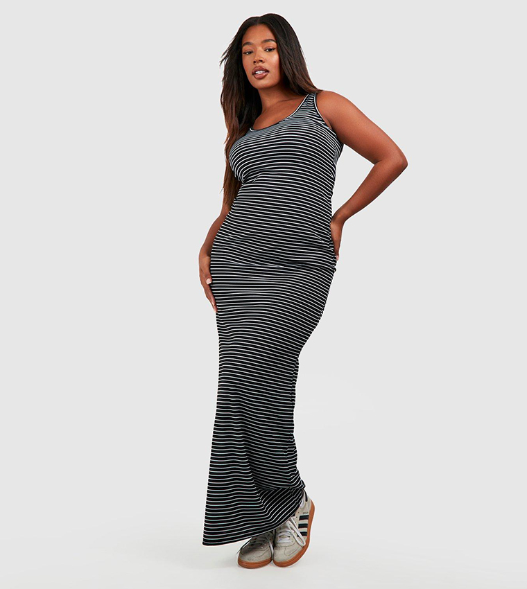 Striped on sale strappy dress