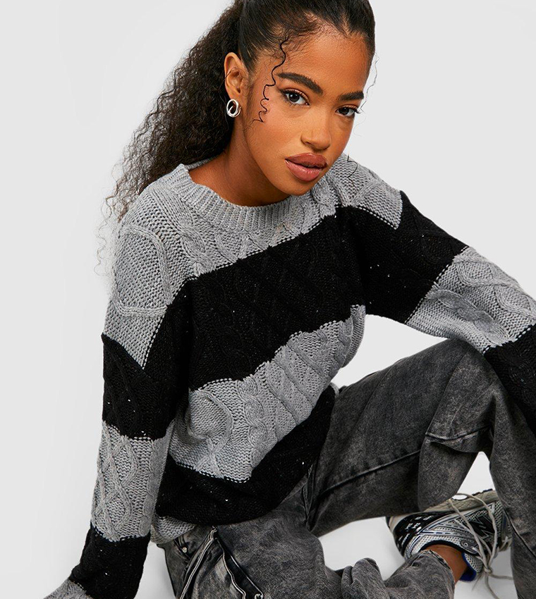 Grey on sale longline jumper