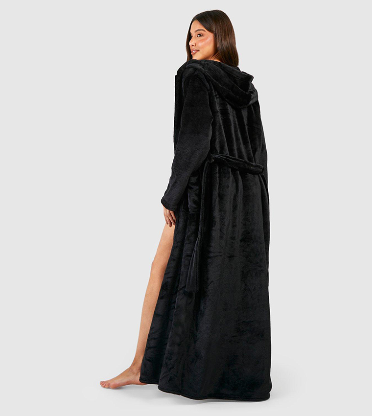 HOT Fleece Maxi Boohoo Dressing Gown Buy Boohoo Maxi