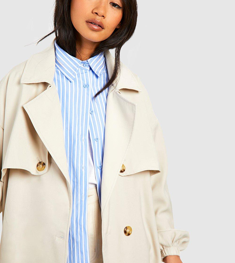BALLOON TRENCH COAT | CAMEL