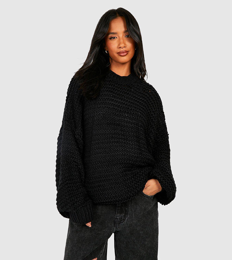 Oversized chunky 2025 knit jumper