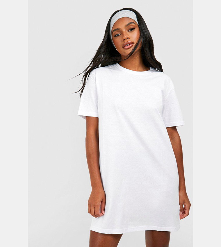 Solid t shirt store dress