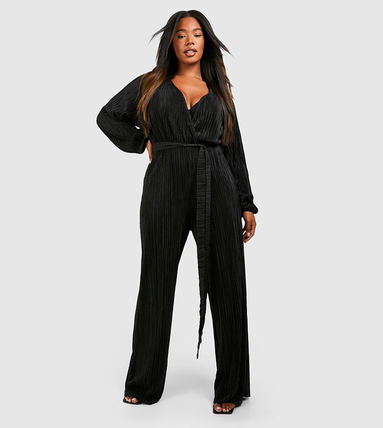 Wide Leg Long Velvet Jumpsuit Women Wrap Jumpsuit Long Sleeves