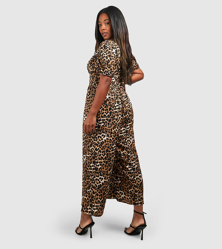 Oasis 2024 leopard jumpsuit