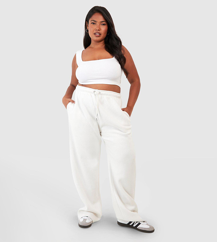 Plus size wide leg sweatpants best sale