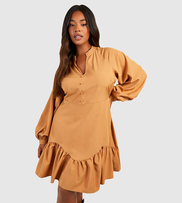 Button down casual dresses best sale