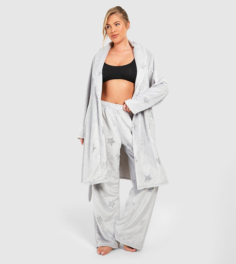 Dressing gown deals plus size