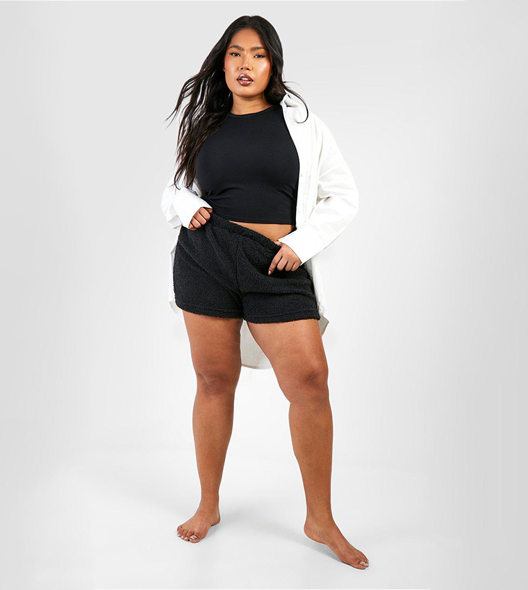 Plus size fluffy cheap loungewear