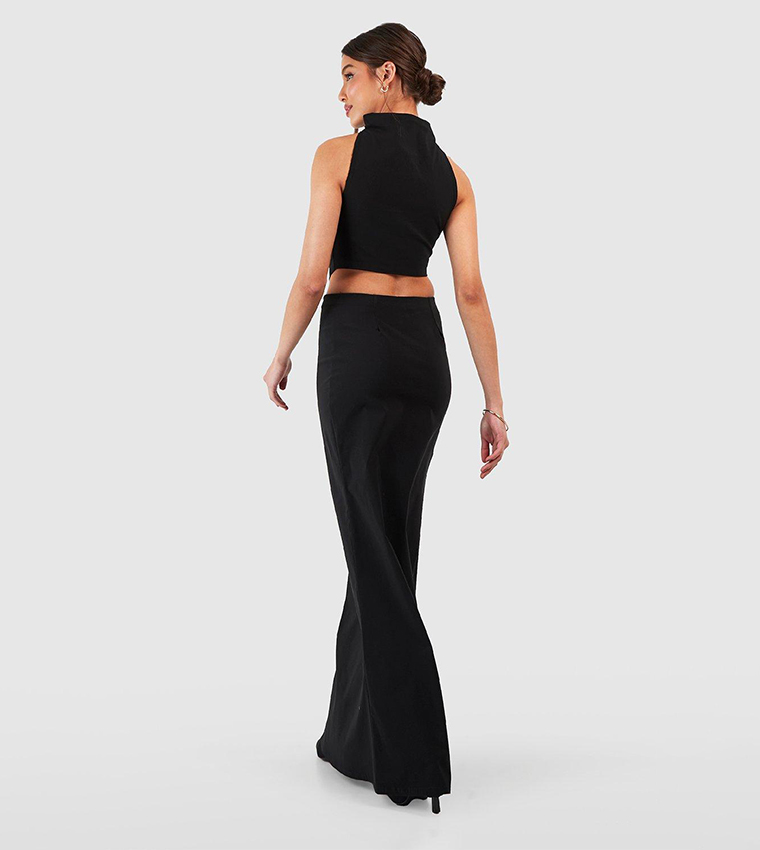 Dip hem maxi discount skirt