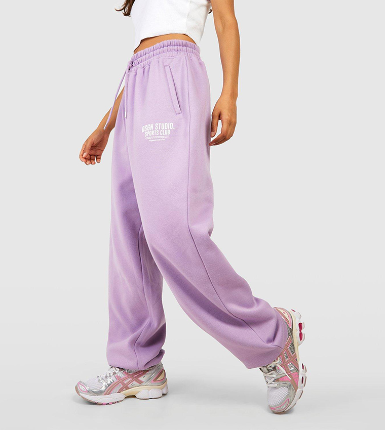 Purple discount oversized joggers