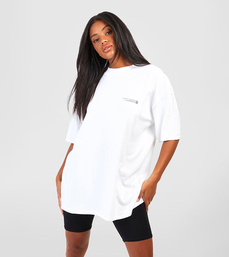 ASOS DESIGN oversized t-shirt with crew neck in white - WHITE