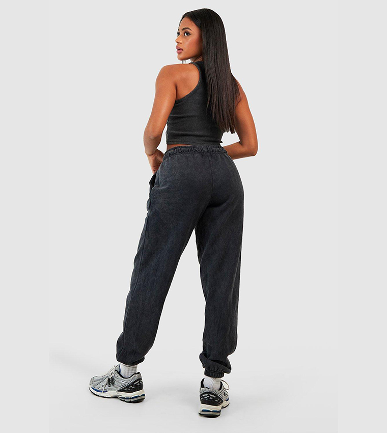 Washed grey best sale oversized joggers