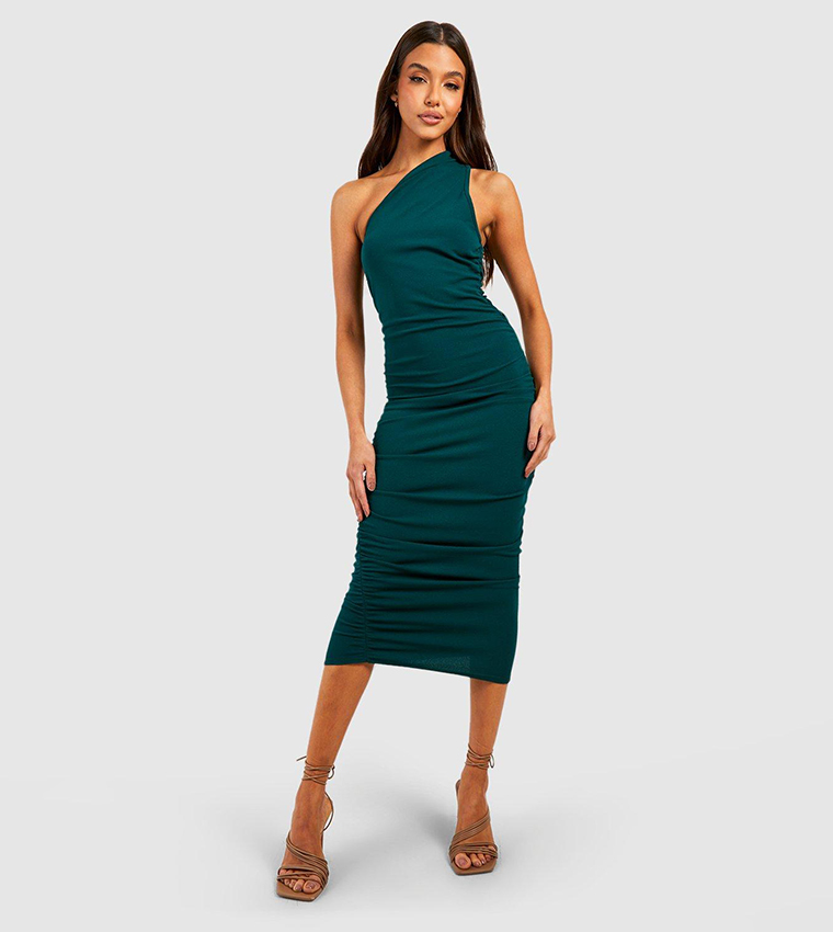 emerald green dress boohoo Emily Ratajkowski Black Evening Dress Vogue Foundation Dinner 2017
