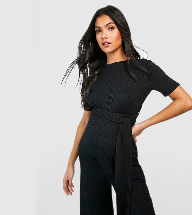 Black loungewear sales jumpsuit