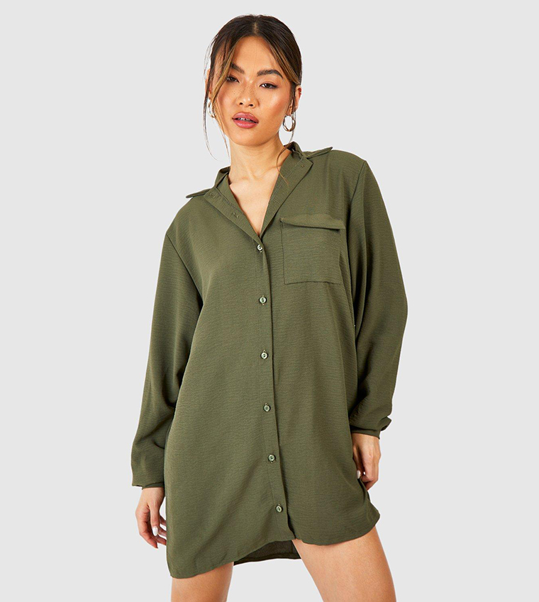 Button down cheap casual dresses