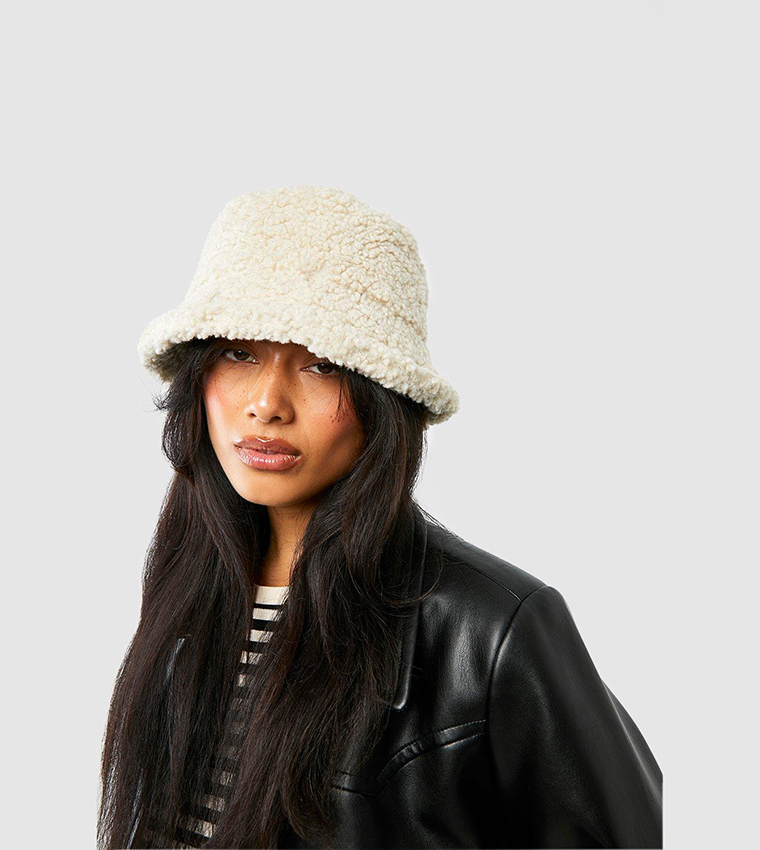 Cream bucket hat on sale