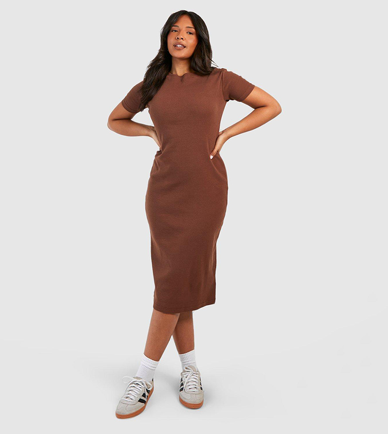 boohoo cotton dresses boohoo Women's Cotton Poplin Button Through Boat Neck Mini Dress in White | Size: 10
