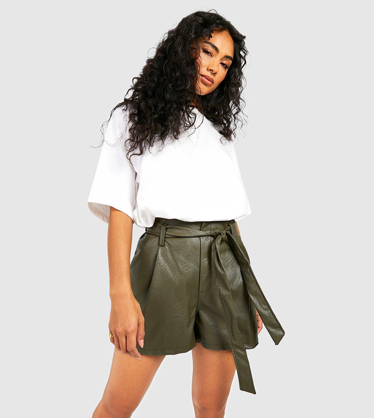 Paper bag 2024 skirt boohoo