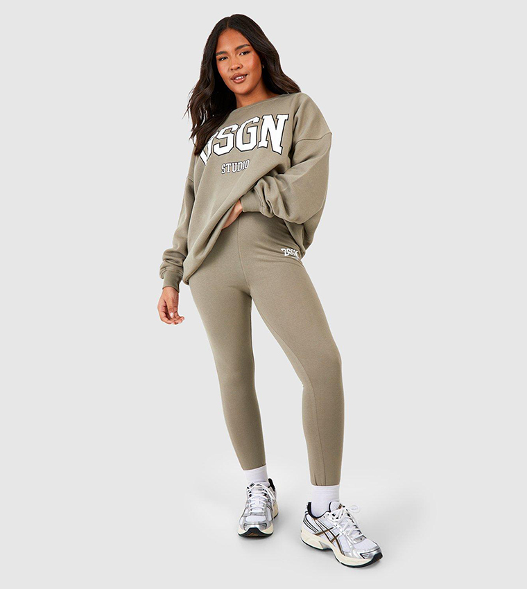 Curve Design Studio Slogan Co-Ord Set Non-Returnable