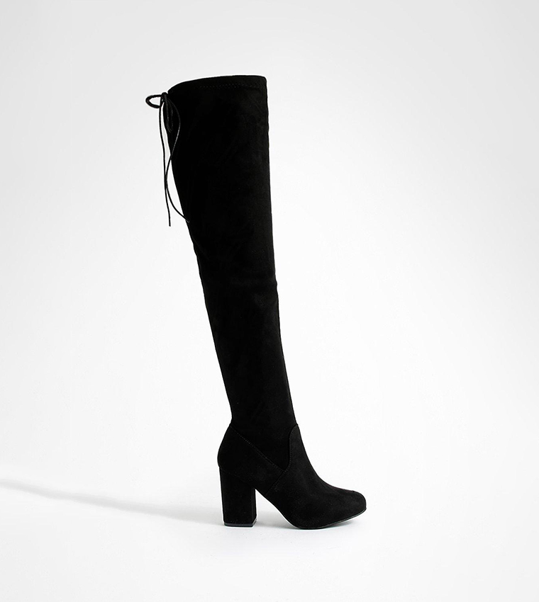 Wide fit hot sale thigh boots