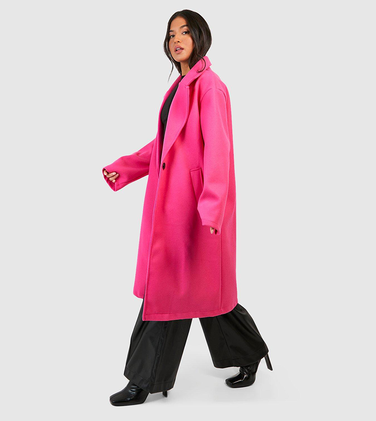 Pink shop car coat