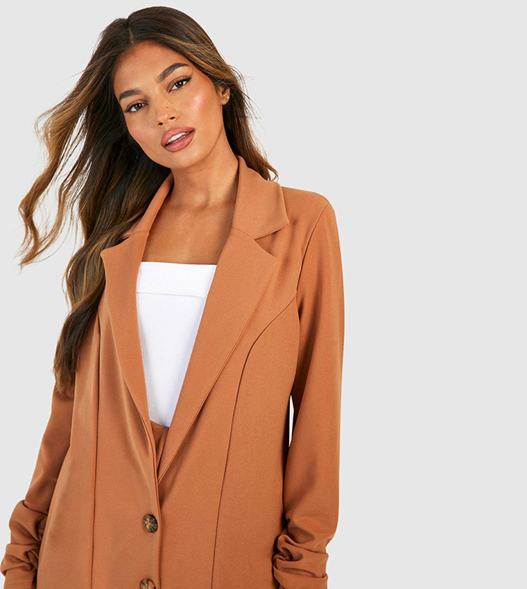 Camel cheap blazer ladies