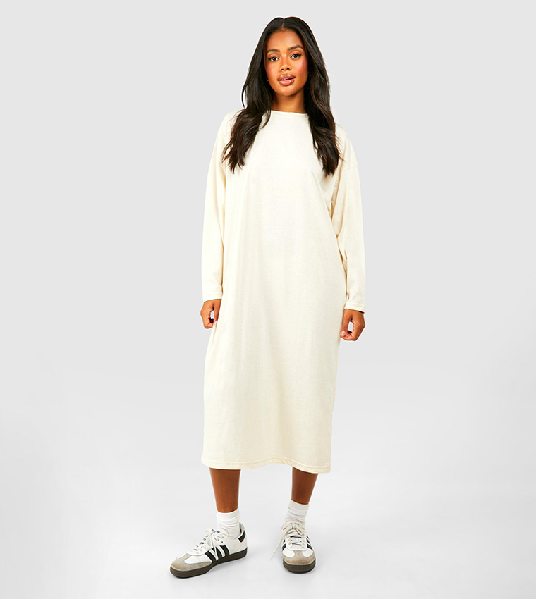 Oversized t hotsell shirt midi dress