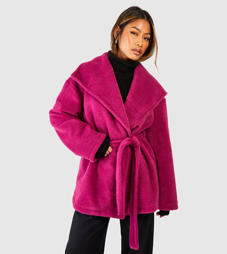 pink dress with belt