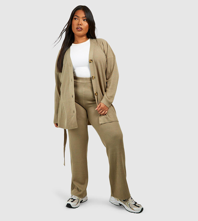 Plus Slouchy Belted Co-Ord Set