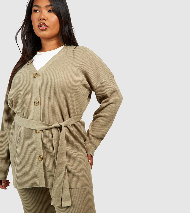 Plus Slouchy Belted Co-Ord Set