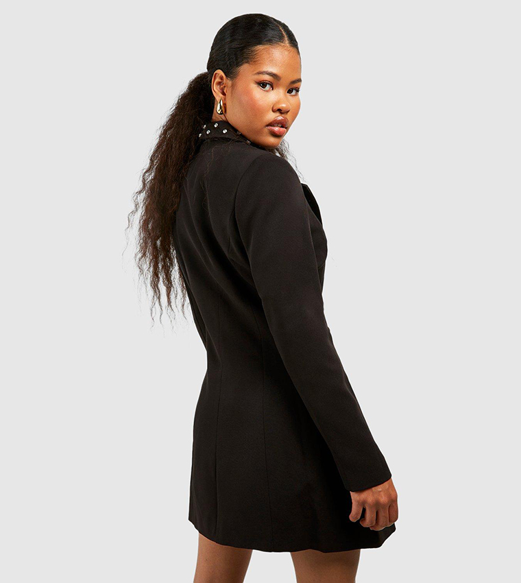 Petite casual clearance black dress