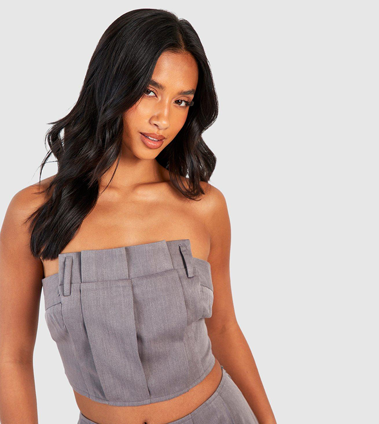 Tailored Strapless Top