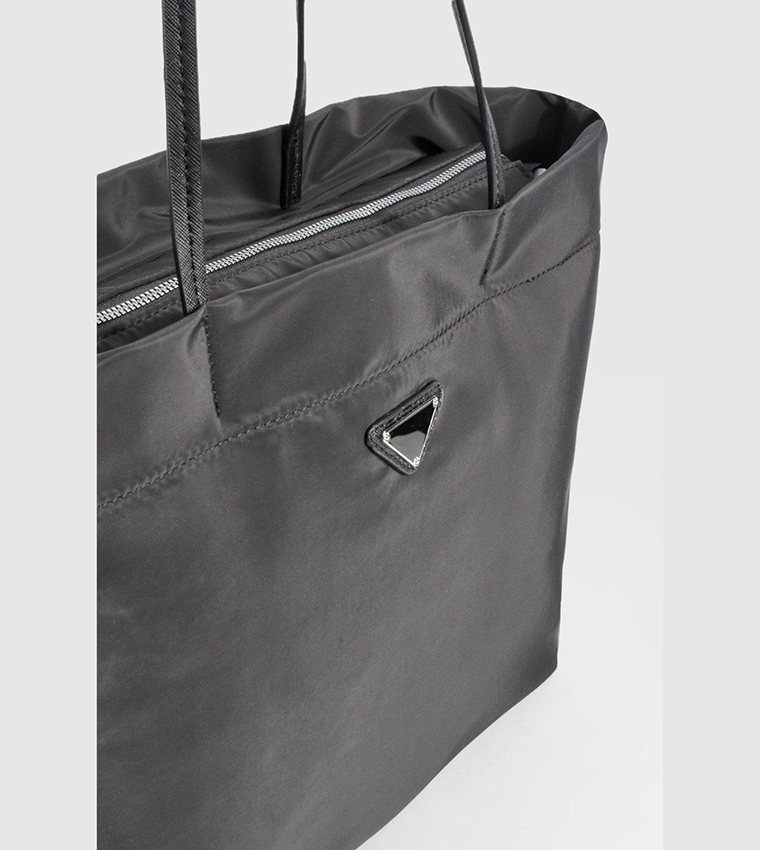 Nylon Basic Oversized Tote Bag