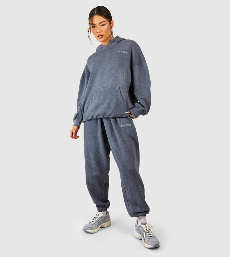 Grey on sale oversized tracksuit