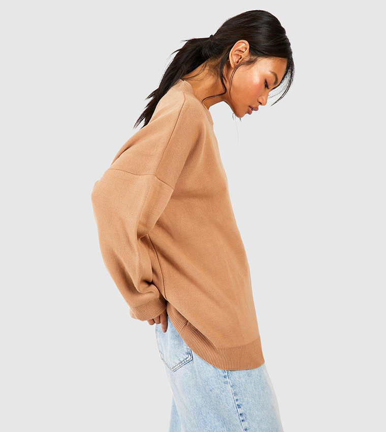 Oversized 2024 camel sweater