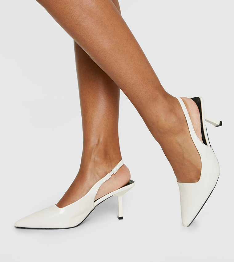 Stiletto Heel Slingback Pumps
