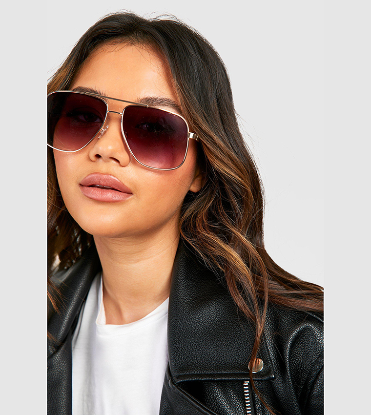 Gold tinted sunglasses online