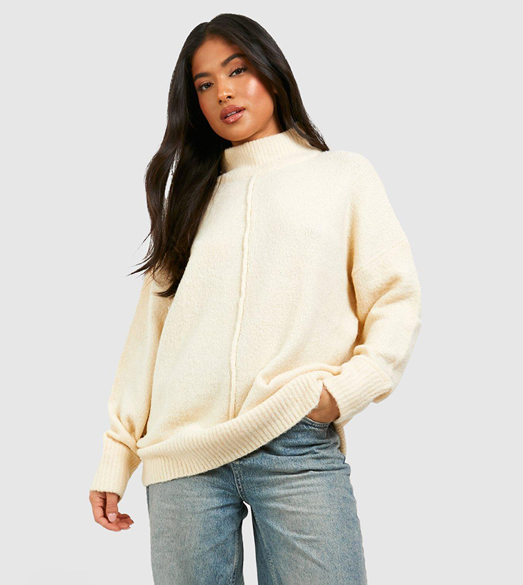 Boohoo Petite Turtleneck Sweater Boohoo Petite High Neck Super