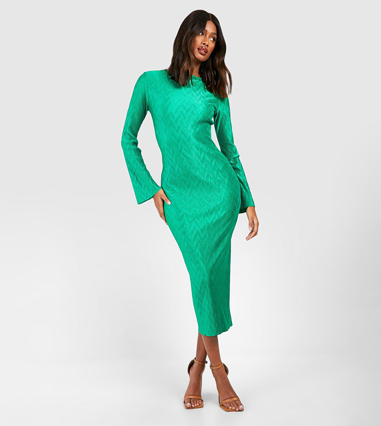 boohoo casual dresses Casual Green Dresses