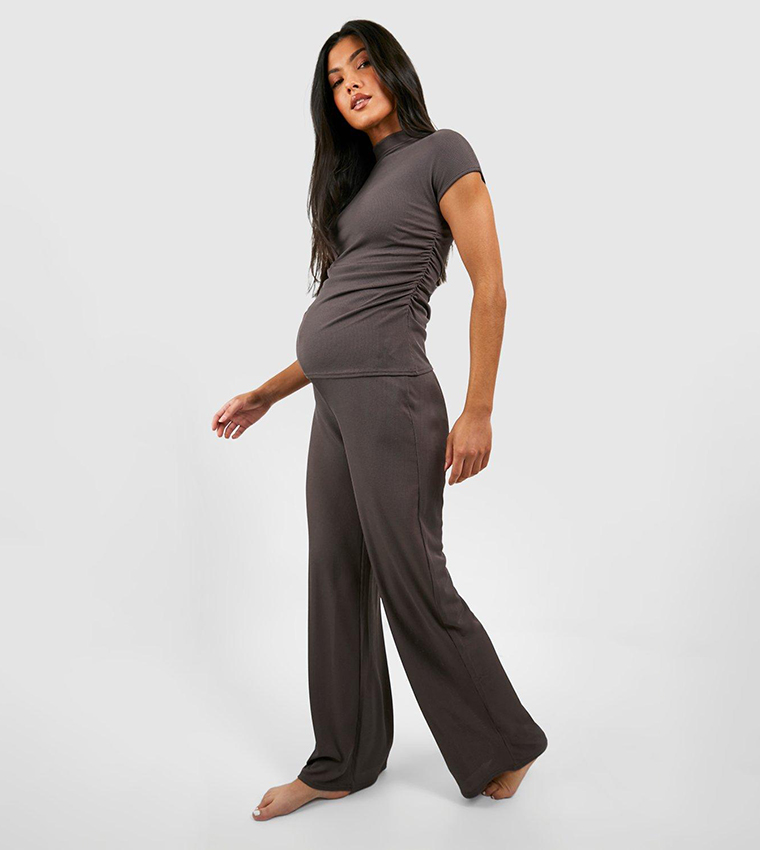 Textured Maternity Loungewear Set