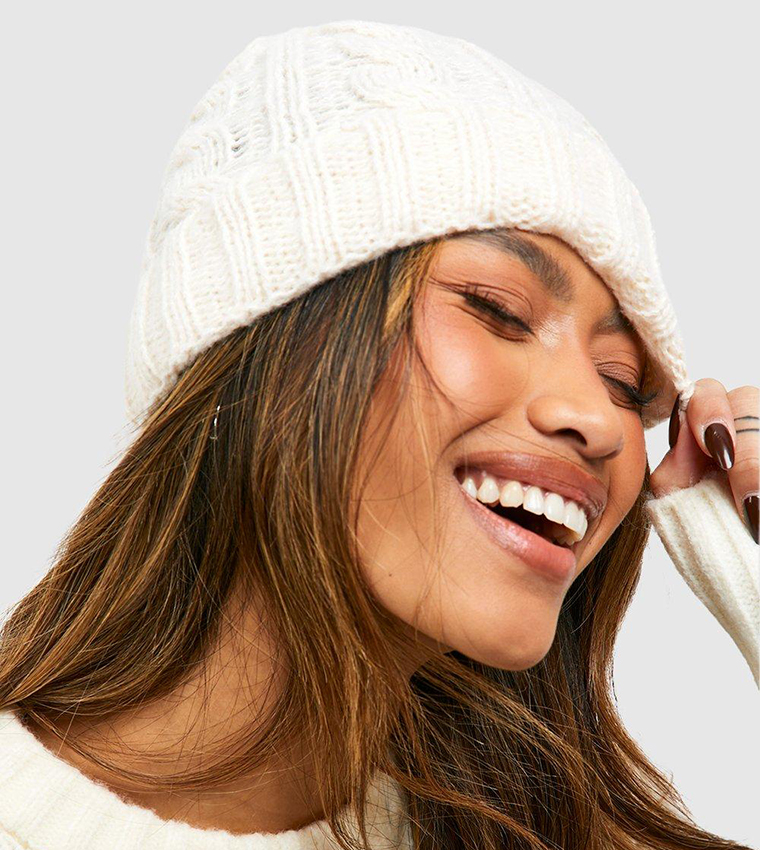 Cable 2024 knit beanies